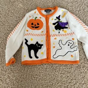 Vintage Lydia Jane Halloween Cardigan